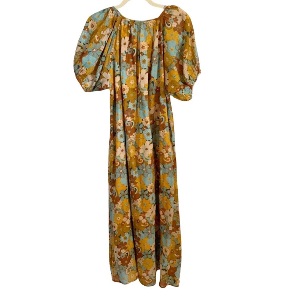 Sundry Retro Floral Maxi Dress Small NWT - Picture 4 of 9